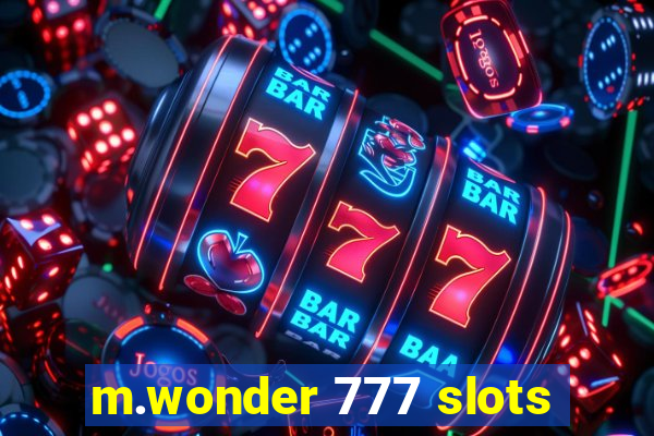 m.wonder 777 slots